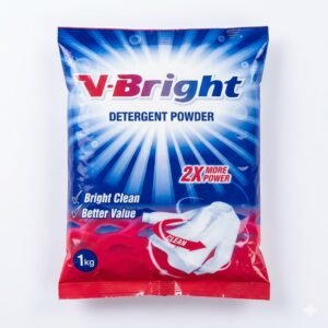 V Bright Detergent Powder 1kg