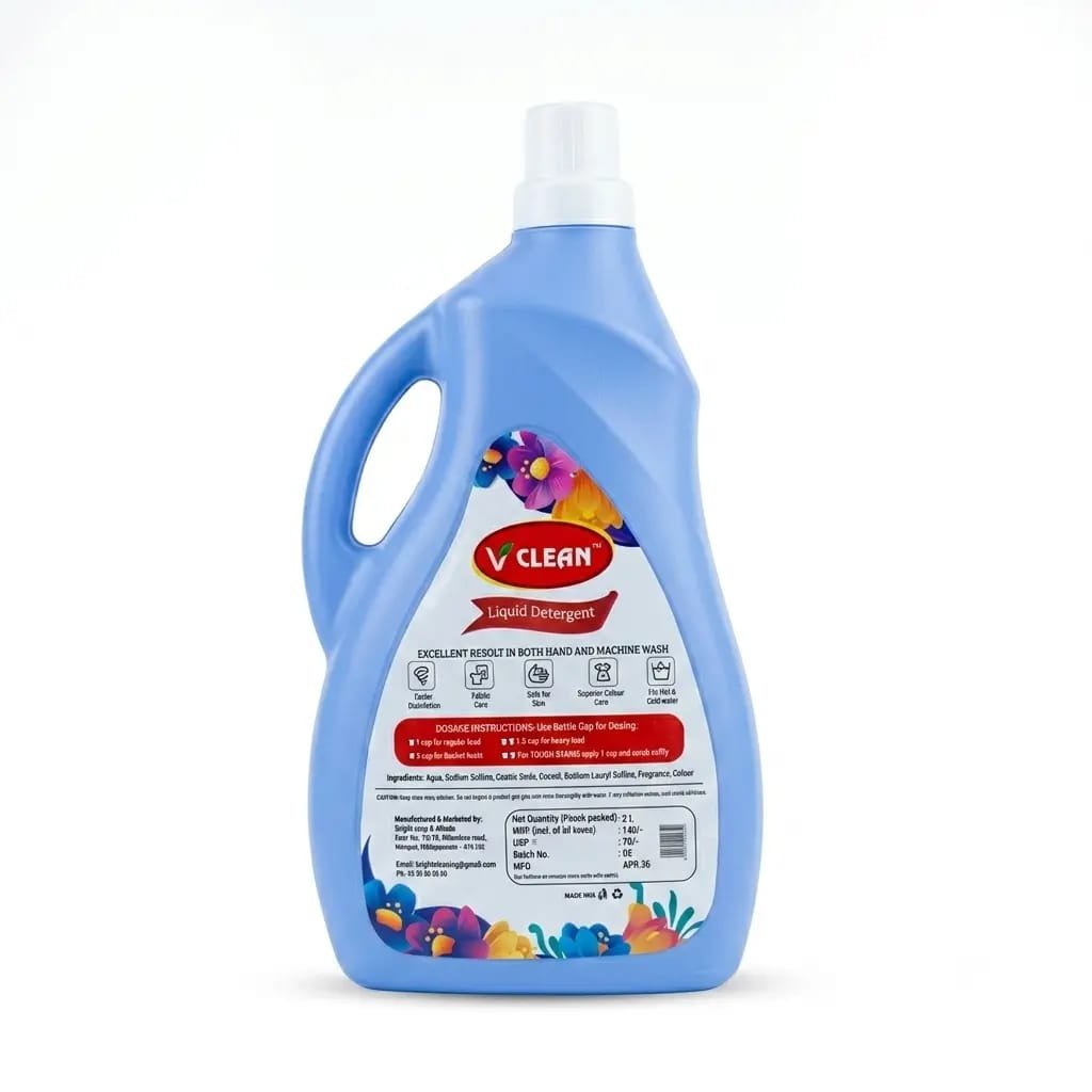V-Clean Liquid Detergent 2Ltr - Image 2