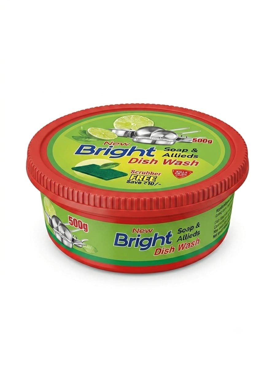 Bright Dish Wash Round 500 Gm