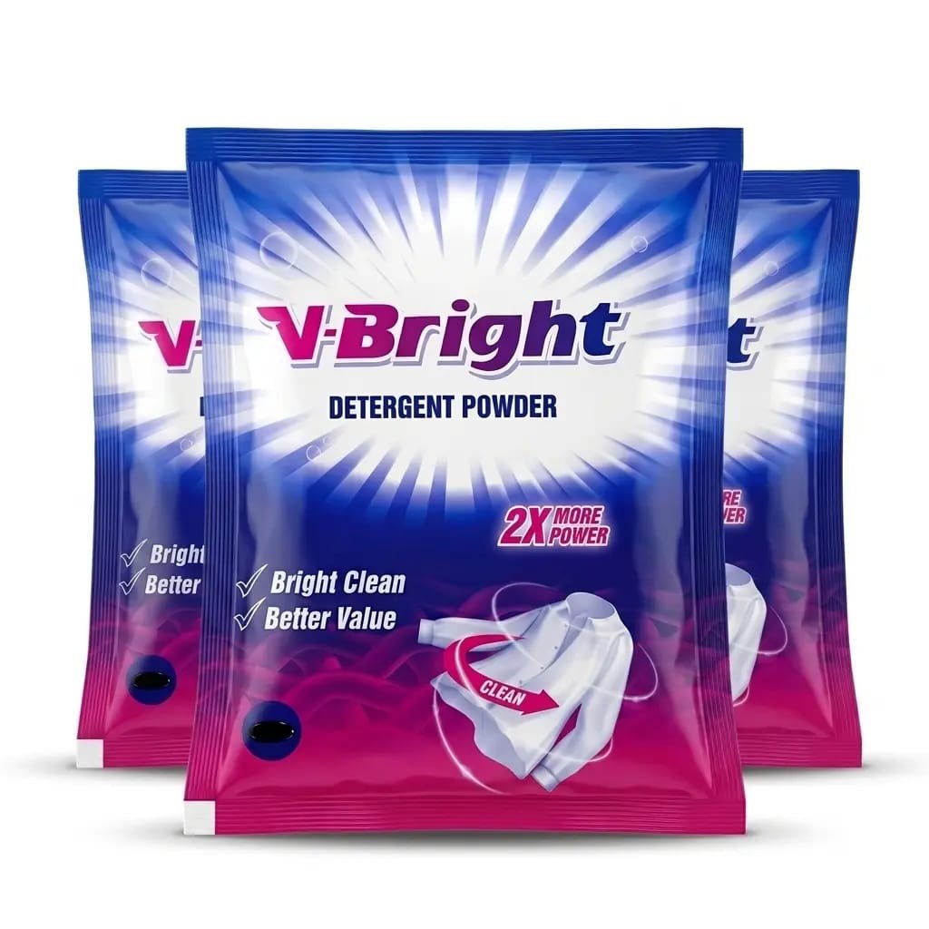 V Bright Detergent Powder 300gm - Image 3