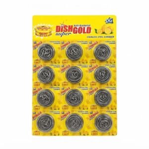 Dish Gold Super Anti-Bacterial Stainless Steel Scrubber