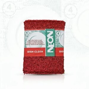 NEON Heavy-Duty Metallic Dish Cloth Scrubb Set (4-Pack)