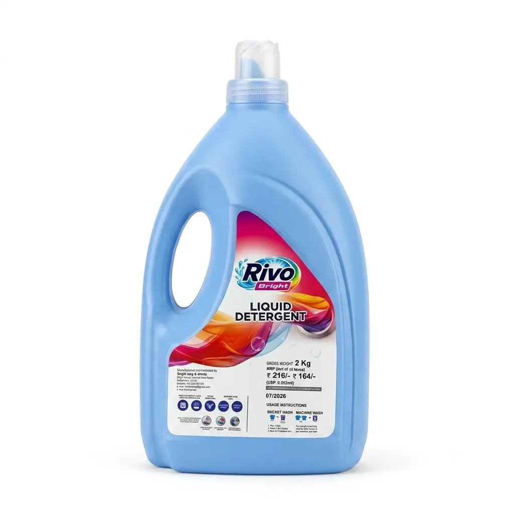 Rivo Bright Liquid Detergent 2Ltr