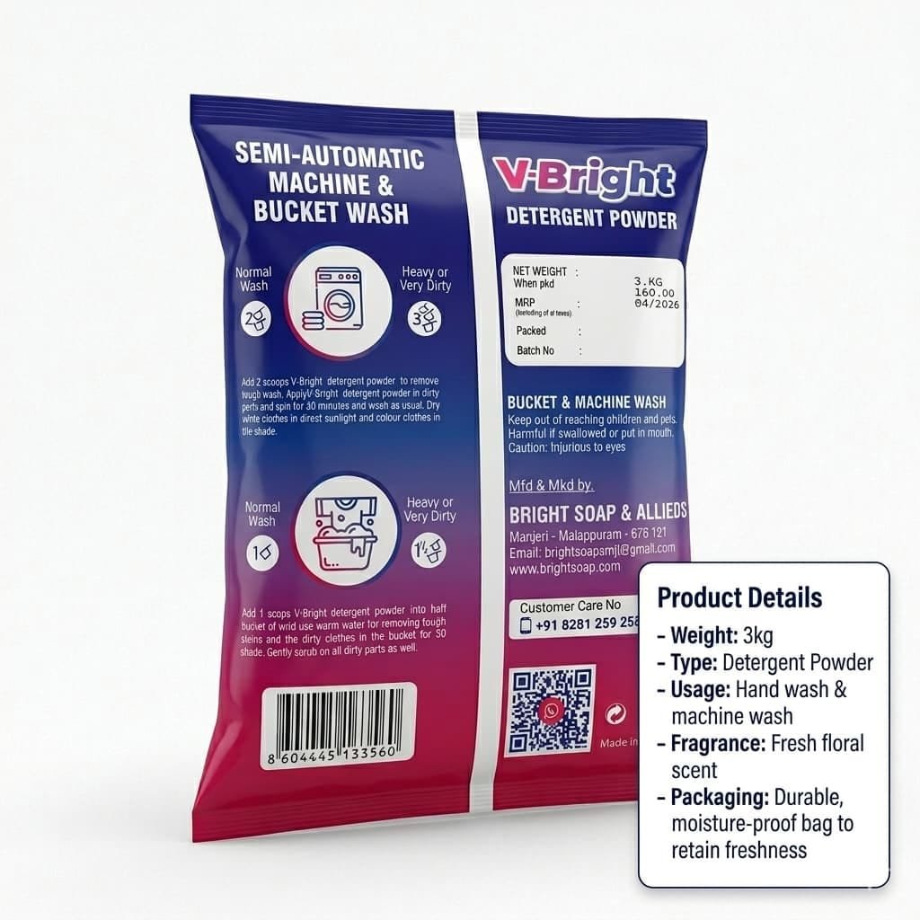 V Bright Powder 3Kg