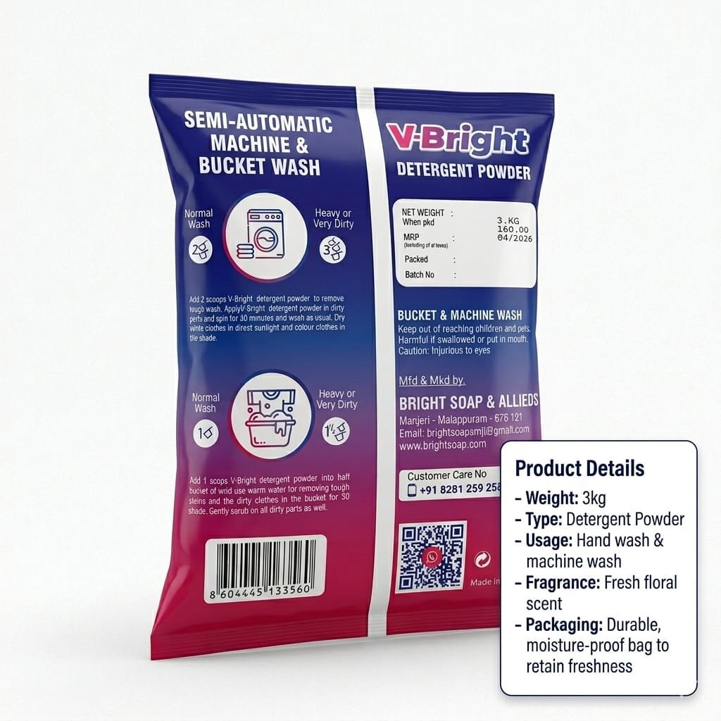 V Bright Powder 1Kg - 6