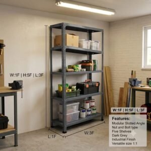 Mild Steel Rack – Metal Shelves