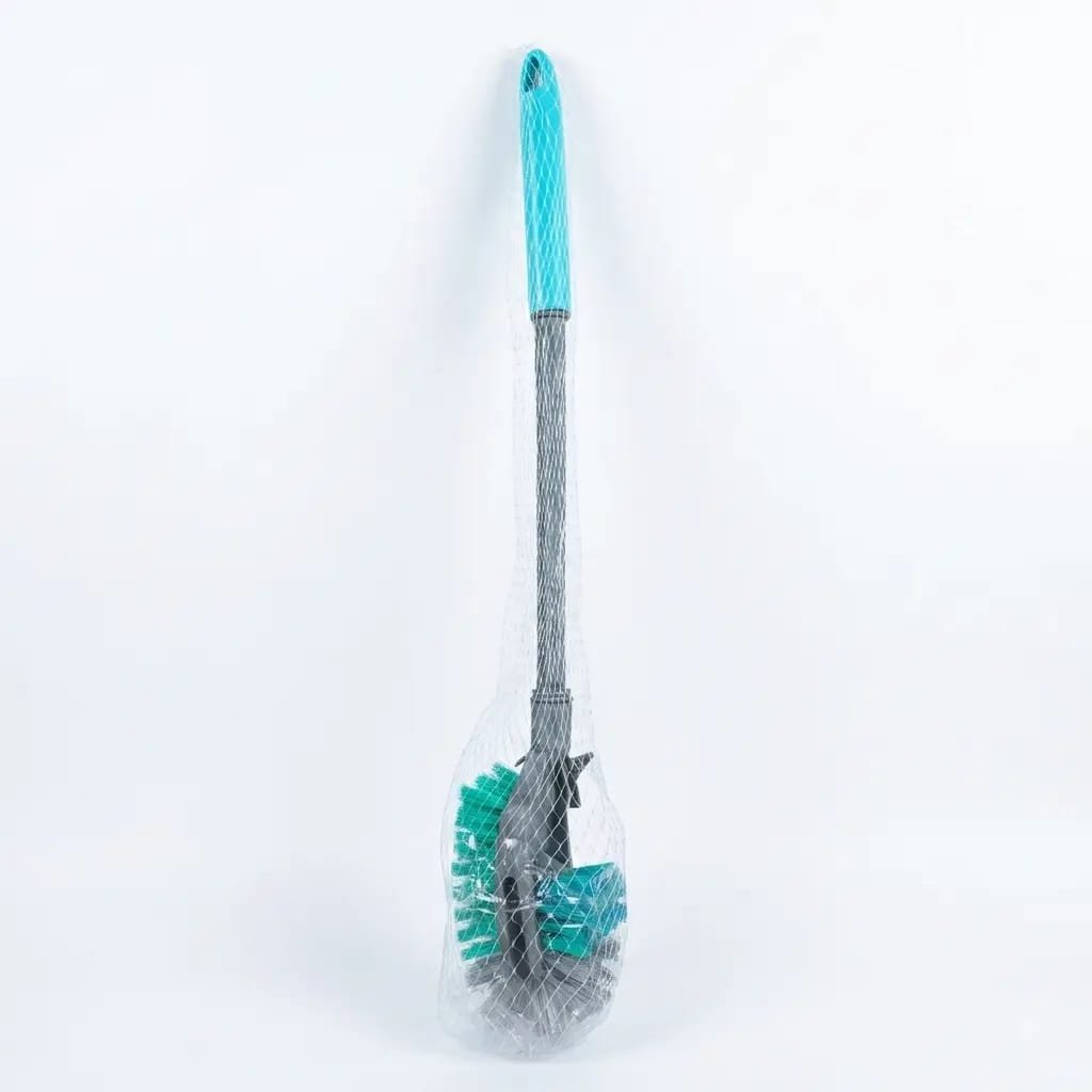 Double Hockey Toilet Cleaning Brush
