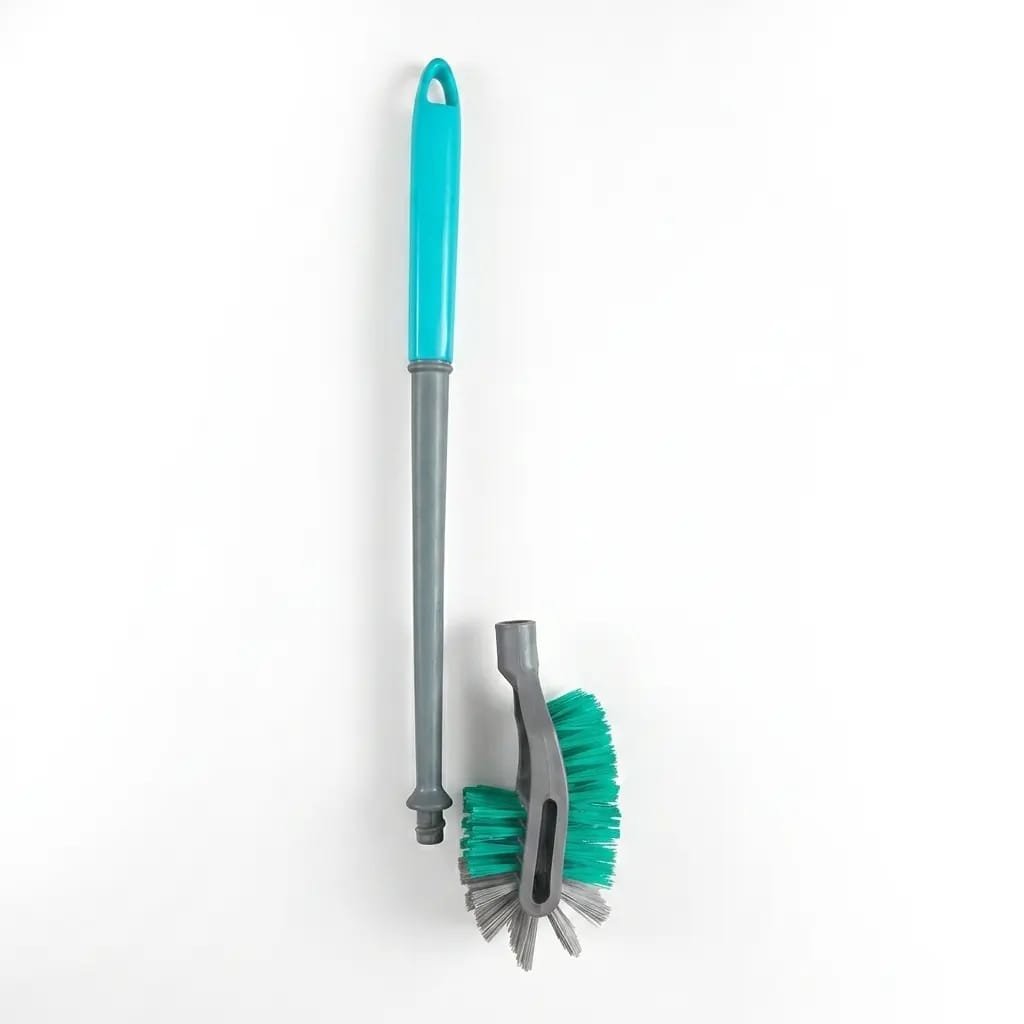 Double Hockey Toilet Cleaning Brush