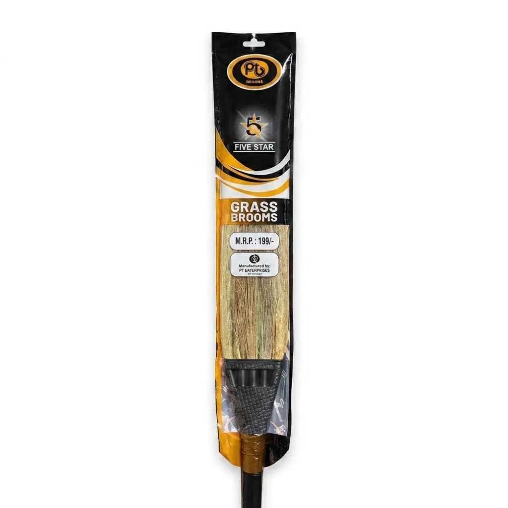 Five-Star Premium Grass Broom