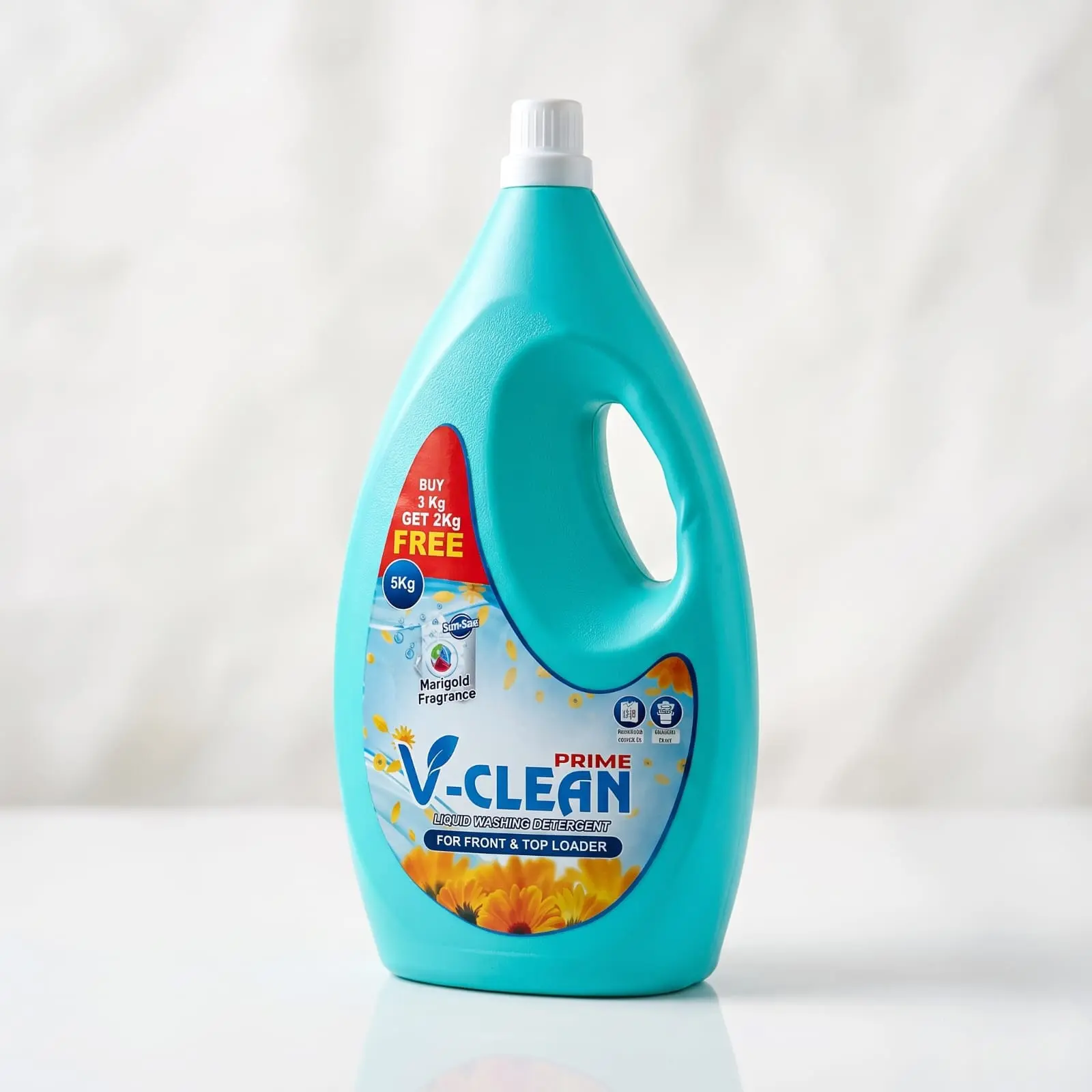 V Clean Prime Liquid Detergent 5Ltr
